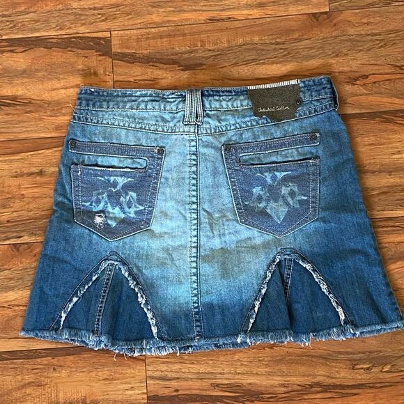 Industrial Cotton Blue Women’s Jean skirt sz9 - Picture 7 of 9